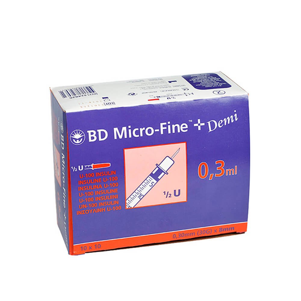 BD MICRO-FINE+ PENKANYLE 0,3ML 30G